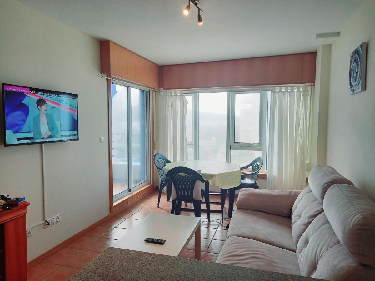 Apartamento Piscina Playa Cedeira Buitenkant foto