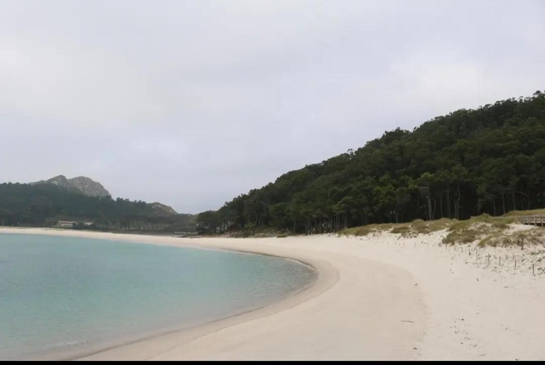 Apartamento Piscina Playa Cedeira Buitenkant foto